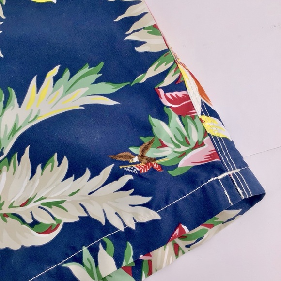 American Living Mens Board Short Swim trunk Hawaiian tropical floral sz XL - Picture 9 of 13